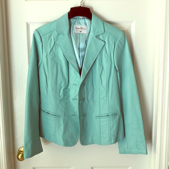 Pamela McCoy Jackets & Blazers - Gorgeous Genuine Leather Jacket NWOT